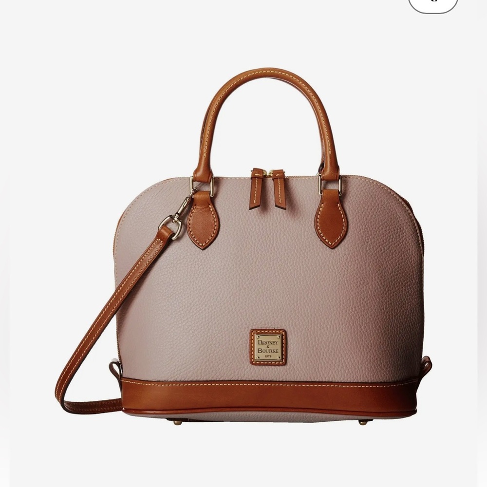 Dooney & Bourke Pebble Grain Zip Zip Satchel